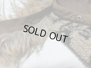 画像12: 00'S RRL REPEATING PATTERNE ZIP UP PILE FLEECE JACKET WITH HOODED（ダブルアールエル 総柄仕様 フード付き ジップアップ パイル フリース ジャケット）（L）