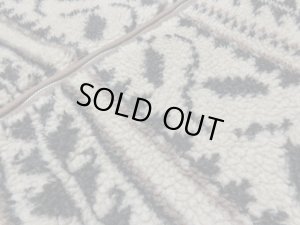 画像5: 00'S RRL REPEATING PATTERNE ZIP UP PILE FLEECE JACKET WITH HOODED（ダブルアールエル 総柄仕様 フード付き ジップアップ パイル フリース ジャケット）（L）