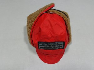 画像2: 80'S WILDERNESS EXPERIENCE NYLON × PILE FLEECE EAR FLAP CAP（ウィルダネスエクスペリエンス ナイロン × パイルフリース素材切替し仕様 耳当て付きキャップ）NON WASH（S）