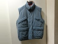 80〜90'S Eddie Bauer DUCK DOWN VEST(エディーバウアー ダック素材 ダウンベスト）黒タグ（L位）