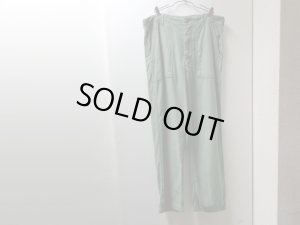 画像1: 72'S U.S. ARMY COTTON SATEEN BAKER PANTS（1972年製 U.S. アーミー コットンサテン ベイカーパンツ）OG-107（実寸W33 × L30）