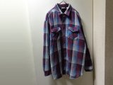 90'S FIELD & STREAM CHECK PATTERN L/S HEAVEY FLANNEL SHIRTS WITH QUILTING LINER（フィールド & ストリーム キルティング裏地付き ブロックチェック柄 長袖 ヘヴィー フランネルシャツ）MADE IN USA（2XL）
