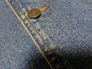 画像9: 90'S Levi's 72627-4891 INDIGO DENIM COVER ALL（リーバイス 72627-4891 インディゴデニム カバーオール）総柄仕様裏地付き（L）