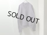 90'S RALPH LAUREN V-NECK MIDDLE GAUGE WOOL KNIT SWEATER（ラルフローレン Vネック仕様 ミドルゲージ ウール ニット セーター）裾部分ぱちポケット付き（40）
