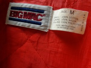 画像3: 80'S BIG MAC CHECK PATTERN L/S HEAVEY FLANNEL SHIRTS WITH QUILTING LINER（ビッグマック キルティング裏地付き ブロックチェック柄 長袖 ヘヴィー フランネルシャツ）MADE IN USA（M）