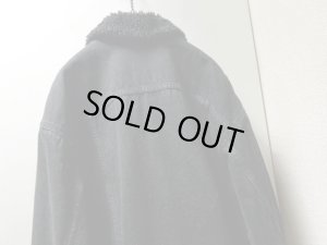 画像12: 90'S Levi's 70629-4159 BLACK DENIM BOA JACKET（リーバイス 70629-4159 黒デニム ボア ジャケット）MADE IN USA（M）