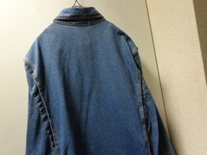 画像14: 90'S Levi's 72627-4891 INDIGO DENIM COVER ALL（リーバイス 72627-4891 インディゴデニム カバーオール）総柄仕様裏地付き（L）