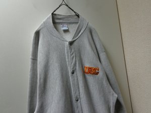 画像2: 90'S Champion REVERSE WEAVE FULL SNAP SWEAT CARDIGAN (チャンピオン リバースウィーブ 刺繍ロゴ入り フルスナップ仕様 スウェット カーディガン)MADE IN USA（XL）