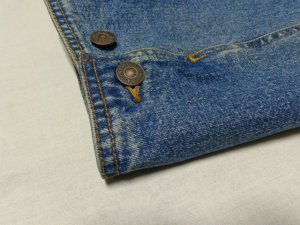 画像16: 90'S Levi's 72627-4891 INDIGO DENIM COVER ALL（リーバイス 72627-4891 インディゴデニム カバーオール）総柄仕様裏地付き（L）