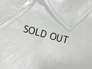 画像4: 00'S OLD GAP LEATHER SPORTS JACKET（オールド ギャップ 本革 レザー スポーツ ジャケット）黒（XL）