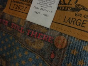 画像4: 90'S Levi's 72627-4891 INDIGO DENIM COVER ALL（リーバイス 72627-4891 インディゴデニム カバーオール）総柄仕様裏地付き（L）