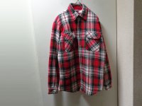 80'S BIG MAC CHECK PATTERN L/S HEAVEY FLANNEL SHIRTS WITH QUILTING LINER（ビッグマック キルティング裏地付き ブロックチェック柄 長袖 ヘヴィー フランネルシャツ）MADE IN USA（M）