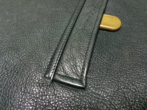 画像8: 00'S OLD GAP LEATHER CAR COAT（オールド ギャップ レザー 本革仕様 中綿入り カーコート）黒(L)　