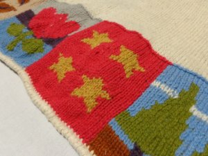 画像13: 90'S EXPRESS TOTAL PATTERN HEAVEY WOOL KNIT ECUADOR CARDIGAN（エクスプレス 総柄仕様 ヘヴィー ウール ニット エクアドル カーディガン）HAND KNIT（XL位）