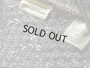 画像3: 80'S SAKS FIFTH AVENUE MIDDLE-GAUGE L/S ACRYLIC × WOOL KNIT POLO SHIRTS（サクス フィフス アベニュー ミドルゲージ仕様 織り柄入り 長袖 アクリル × ウール混紡 ニットポロシャツ）MADE IN ITALY（M）