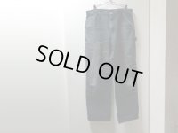 00'S Carhartt DOUBLE KNEE BLACK DUCK PAINTER PANTS（カーハート ヒゲ + 縦落ち ダブルニー仕様 黒ダック素材 ペインターパンツ）MADE IN USA（実寸W32.5 × L29.5）