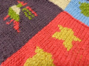 画像9: 90'S EXPRESS TOTAL PATTERN HEAVEY WOOL KNIT ECUADOR CARDIGAN（エクスプレス 総柄仕様 ヘヴィー ウール ニット エクアドル カーディガン）HAND KNIT（XL位）