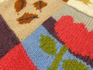 画像8: 90'S EXPRESS TOTAL PATTERN HEAVEY WOOL KNIT ECUADOR CARDIGAN（エクスプレス 総柄仕様 ヘヴィー ウール ニット エクアドル カーディガン）HAND KNIT（XL位）