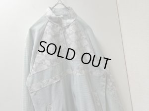 画像2: 90'S BOOTLEG NIKE CORDUROY × SNAKE SWITCHING PATTERN JACKET（ブートレグ 半袖 コーデュロイ × ヘビ柄型押し切替し仕様 ジャケット）（M）