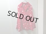 60'S Sears STAR REPEATING PATTERNE L/S FLANNEL PAJAMA SHIRTS(シアーズ 星総柄仕様 長袖 フランネル パジャマ シャツ)(M)