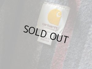 画像3: 00'S carhartt BLACK DUCK CHORE COAT WITH BLANKET LINER（MEXICO製 カーハート ブランケット裏地付き 黒ダック素材 チョアコート）NON WASH（S-REG）