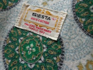 画像3: 70'S SIESTA REPEATING PATTERNE L/S FLANNEL PAJAMA SHIRTS(シエスタ 総柄仕様 長袖 フランネル パジャマ シャツ)NON WASH(L)