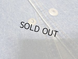 画像7: 90'S intel 2-TONE DENIM STADIUM JACKET（インテル刺繍ロゴ入り 2トーン仕様 デニム スタジアム ジャケット）MADE IN CANADA（L）