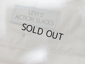 画像7: 90'S Levi's BLACK ACTION SLACKS（リーバイス 黒 アクション スラックス）MADE IN USA（実寸W36 × L30）