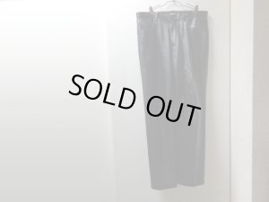 画像1: 00'S DKNY 5 POCKETS LAMB LEATHER PANTS（ダナキャラン 5ポケット仕様 ラムレザー 羊革 レザーパンツ）黒（実寸W35 × L31.5）