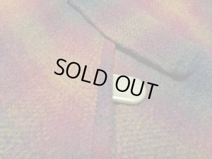 画像8: 90'S B.FREE OMBRER CHECK PATTERN ZIP UP WOOL SPORTS JACKET(B.フリー オンブレチェック柄 ジップアップ仕様 ウール スポーツジャケット) MADE IN USA(L)　