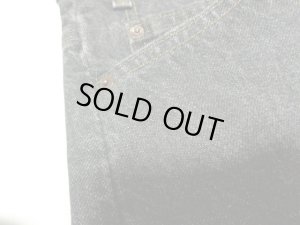 画像7: 90'S Levi's 517 BOOTS CUT BLACK DENIM PANTS（リーバイス 517 ブーツカット 先染め 黒 デニム パンツ）MADE IN USA（実寸W33 × L30）