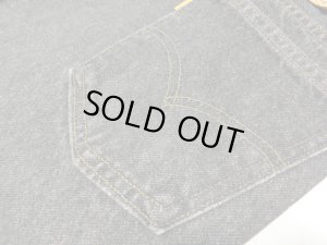 画像11: 90'S Levi's 517 BOOTS CUT BLACK DENIM PANTS（リーバイス 517 ブーツカット 先染め 黒 デニム パンツ）MADE IN USA（実寸W33 × L30）