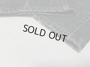 画像12: 90'S Levi's 517 BOOTS CUT BLACK DENIM PANTS（リーバイス 517 ブーツカット 先染め 黒 デニム パンツ）MADE IN USA（実寸W33 × L30）