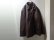 画像1: 00'S OLD J.CREW LEATHER CAR COAT WITH WOOL LINER（オールド J.クルー ウール混紡裏地付き レザー 本革 カーコート）こげ茶(XL)　 (1)