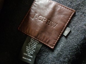 画像3: 00'S OLD J.CREW LEATHER CAR COAT WITH WOOL LINER（オールド J.クルー ウール混紡裏地付き レザー 本革 カーコート）こげ茶(XL)　
