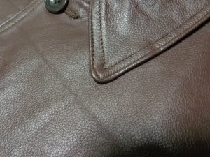 画像4: 00'S OLD J.CREW LEATHER CAR COAT WITH WOOL LINER（オールド J.クルー ウール混紡裏地付き レザー 本革 カーコート）こげ茶(XL)　