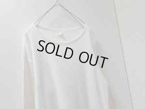 画像2: 70'S PENNYS TOWNCRAFT 100%COTTON L/S WAFFLE THERMAL（ぺニーズ タウンクラフト 100%コットン 長袖 ワッフル サーマル）（L）