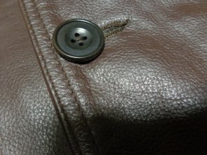 画像8: 00'S OLD J.CREW LEATHER CAR COAT WITH WOOL LINER（オールド J.クルー ウール混紡裏地付き レザー 本革 カーコート）こげ茶(XL)　
