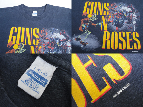 80s GUNS N´ ROSES 発禁レイプジャケット Tシャツ コピーライト ...