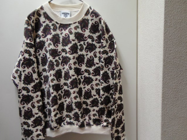 90'S Lee PAISLEY PRINT SWEAT（リー ペイズリー柄スウェット）MADE IN