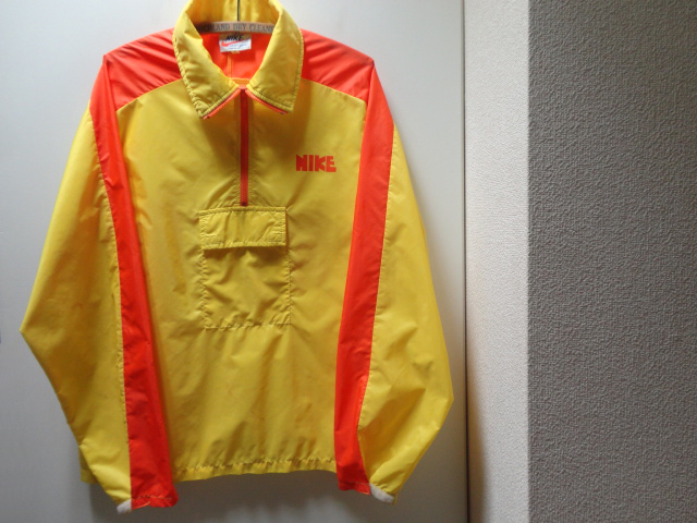 70'S NIKE NYLON PULLOVER JKT（ゴツナイキナイロンプルオーバージャケット）MADE IN USA（L） - ANAME
