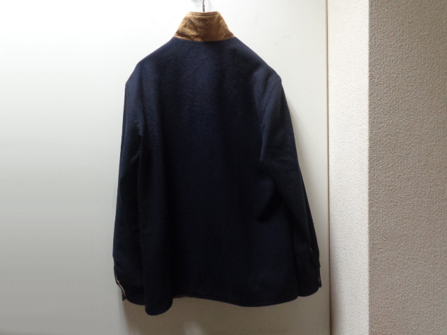 70'S LOBO by Pendleton STAND COLLAR WOOL × COTTON TWILL REVERSIBLE