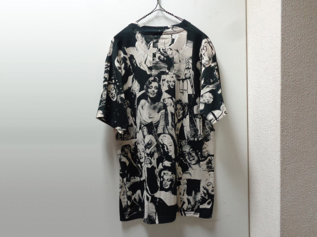 90'S MARILYN MONROE REPEATING PATTERNE T-SHIRTS（マリリンモンロー