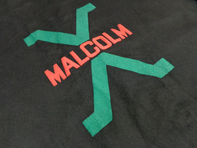 90'S MALCOM X ZIP UP COTTON PARKA（マルコムX ジップアップコットン 