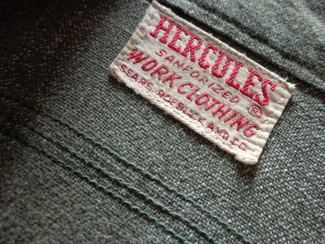 50'S HERCULES S/S BLACK CHAMBRAY SHIRTS（ヘラクレス半袖黒