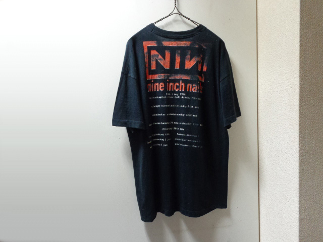 94'S nine inch nails the downward spiral EURO TOUR T-SHIRTS（1994 