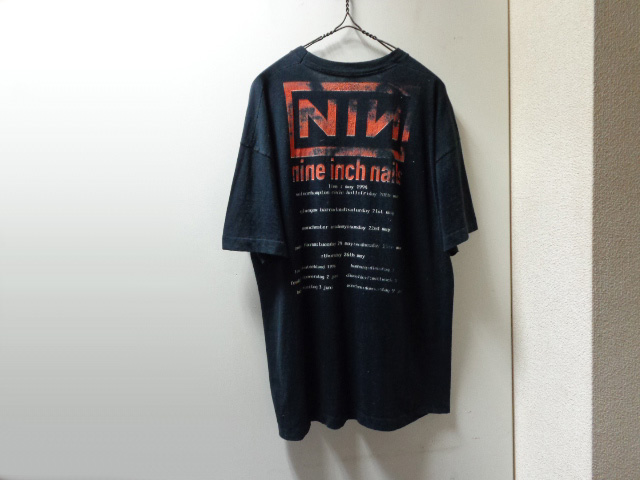 94'S nine inch nails the downward spiral EURO TOUR T-SHIRTS（1994