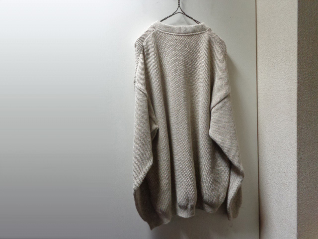 90'S Willis&Geiger LOW-GAUGE WAFFLE COTTON KNIT（ウィリス