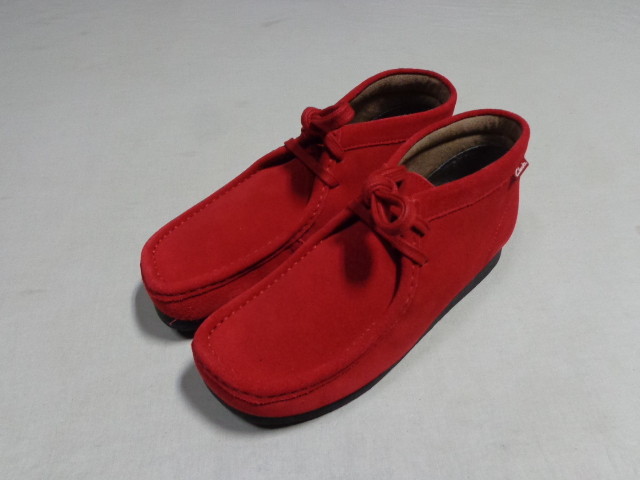 NEW Clarks RED SUEDE WALLABEE(新品クラークス 赤スウェード仕様 