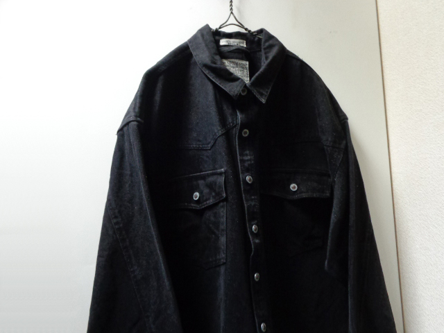 90'S Levis silverTab BLACK DENIM SHIRTS JACKET（リーバイス